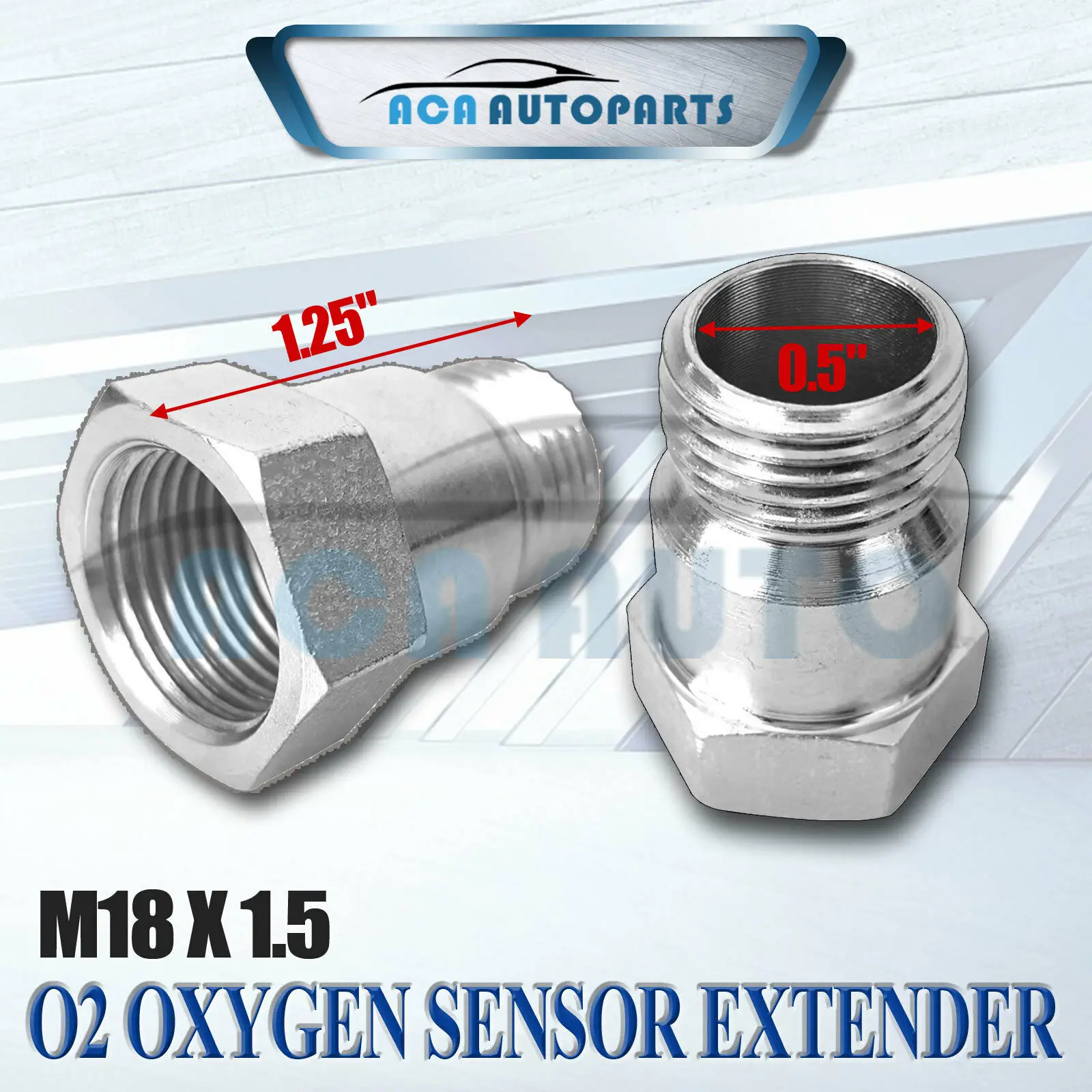 2X O2 Oxygen Sensor Test Pipe Extension Extender Adapter Spacer M18X1.5 Bung USA
2X O2 Oxygen Sensor Test Pipe Extension Extender Adapter Spacer M18X1.5 Bung USA