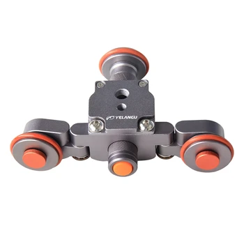 NEW Yelangu L3 Intelligent Electric Video Dolly 3-Wheel Pulley Car Rail Rolling Track Slider Skater For Dslr Camera Camcorder
NEW Yelangu L3 Intelligent Electric Video Dolly 3-Wheel Pulley Car Rail Rolling Track Slider Skater For Dslr Camera Camcorder