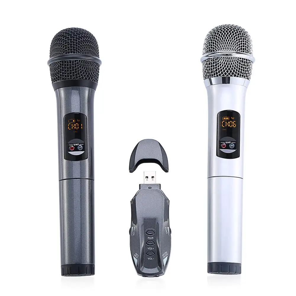 K18U Professional Bluetooth UHF Wireless Lightweight Handheld Double Microphones with Receptor Various Frequency 10 Channel
K18U Professional Bluetooth UHF Wireless Lightweight Handheld Double Microphones with Receptor Various Frequency 10 Channel