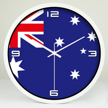 2016 New fashion 12 inch wall clock home decoration Australia's flag wall clock meetting room
2016 New fashion 12 inch wall clock home decoration Australia's flag wall clock meetting room
