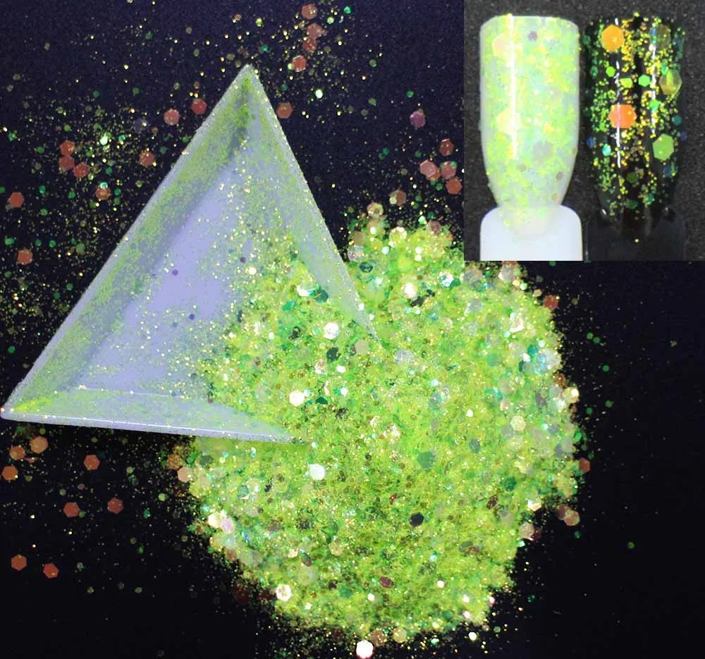10g/pack, 4 Choices! Mix Hexagons Shapes Sequins, Iridescent Rainbow Shining Colors Slice 3D Nail Art Glitters Paillettes
10g/pack, 4 Choices! Mix Hexagons Shapes Sequins, Iridescent Rainbow Shining Colors Slice 3D Nail Art Glitters Paillettes
