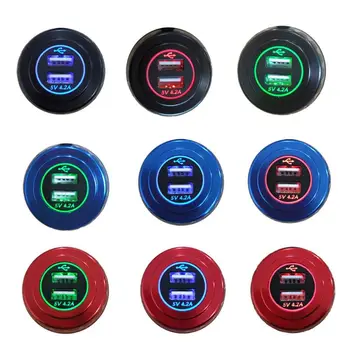 Universal DIY Waterproof Dual Ports USB Charger 5V/2.1A LED Power Adapter Socket with Cable for DC 12V-24V Cars Vehicles Boat
Universal DIY Waterproof Dual Ports USB Charger 5V/2.1A LED Power Adapter Socket with Cable for DC 12V-24V Cars Vehicles Boat