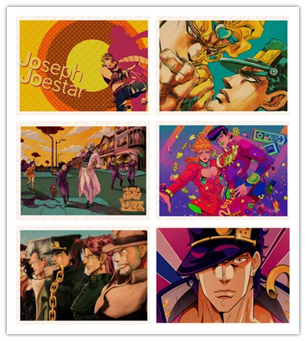 JoJo's Bizarre Adventure Jonathan Joestar Joseph Joestar Kujo Jotaro Kraft Poster Japanese Anime Poster Retro Poster
JoJo's Bizarre Adventure Jonathan Joestar Joseph Joestar Kujo Jotaro Kraft Poster Japanese Anime Poster Retro Poster