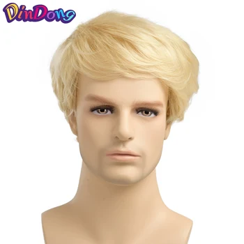 DinDong Blonde Male Wig 6 inch Short Straight Wig For Men Synthetic Hair Fleeciness Realistic Wigs
DinDong Blonde Male Wig 6 inch Short Straight Wig For Men Synthetic Hair Fleeciness Realistic Wigs