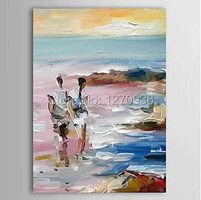 Free Shipping Modern Style Hand Painted the Couple in Love on the Beach Landscape Oil Painting on Canvas Knife Wall Picture
Free Shipping Modern Style Hand Painted the Couple in Love on the Beach Landscape Oil Painting on Canvas Knife Wall Picture