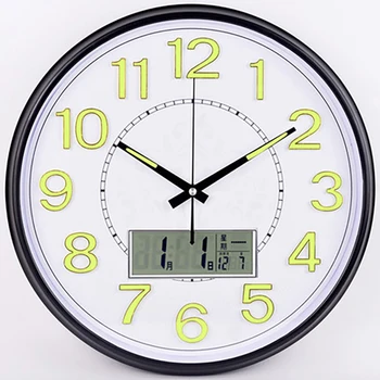Digital Night Light Wall Clock Silent Creative Large Decorative Battery Wall Clocks Designer Klok Wall Watches Home Decor 50w120
Digital Night Light Wall Clock Silent Creative Large Decorative Battery Wall Clocks Designer Klok Wall Watches Home Decor 50w120
