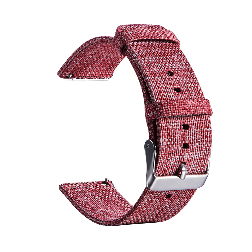 22mm Unisex Nylon Canvas Adjustable Pin Buckle Wrist Strap Replacement Watch Strap For Samsung Gear For Vivoactive3 Watch Belt
22mm Unisex Nylon Canvas Adjustable Pin Buckle Wrist Strap Replacement Watch Strap For Samsung Gear For Vivoactive3 Watch Belt
