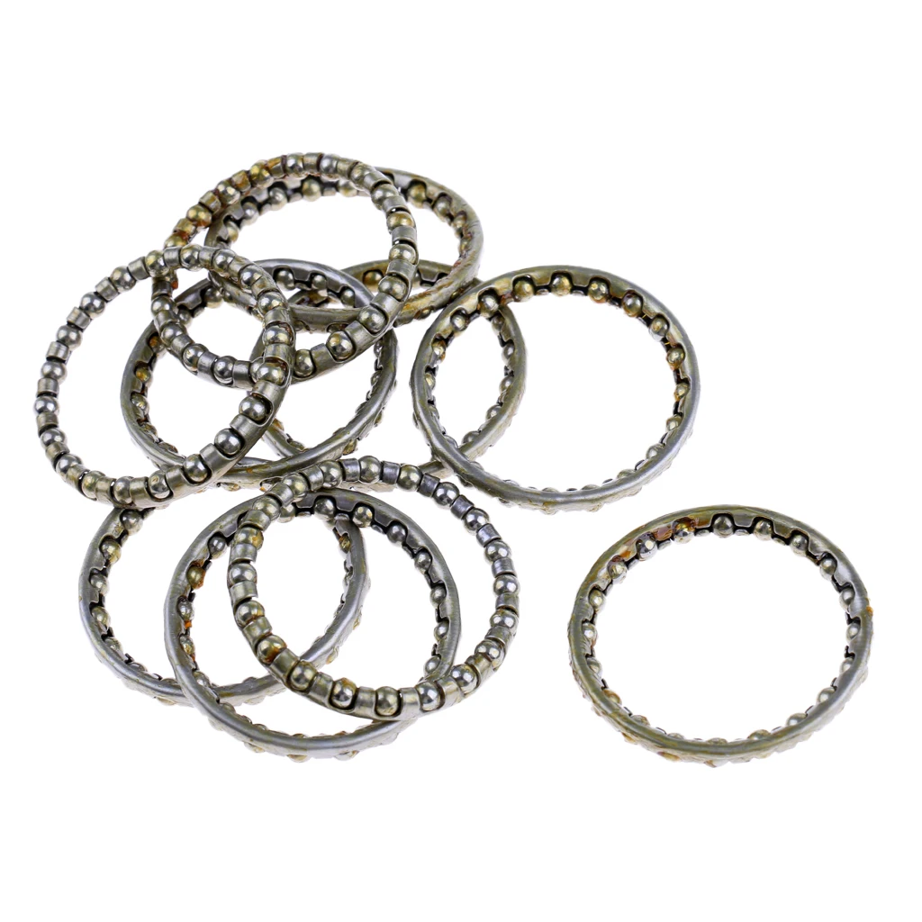 10Pcs Steel Mountain Road Bike Headset Retainer Bearing Fit ID33mm OD44mm Headset Bearing Steel Ball Retainer Bike Part 10Pcs Steel Mountain Road Bike Headset Retainer Bearing Fit ID33mm OD44mm Headset Bearing Steel Ball Retainer Bike Part
