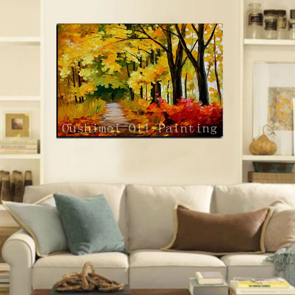 Hand Painted Impression Landscape Modern Picture on Canvas Wall Art Autumn Scenery Painting Home Decor Painting Oil Painting
Hand Painted Impression Landscape Modern Picture on Canvas Wall Art Autumn Scenery Painting Home Decor Painting Oil Painting