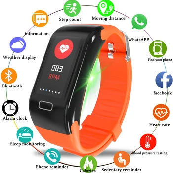 LIGE Smart Sport Watch Smart Color Screen Big Dial Blood pressure Heart Rate Monitor Pedometer Weather display Smart Bracelet
LIGE Smart Sport Watch Smart Color Screen Big Dial Blood pressure Heart Rate Monitor Pedometer Weather display Smart Bracelet
