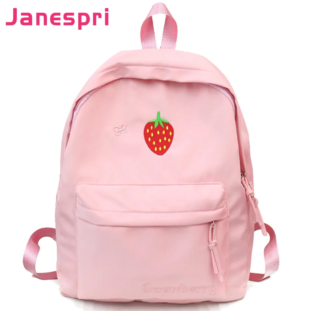 Janespri Women Pink Backpack Waterproof Fruit Pineapple Embroidery Backpack High College School Students Shoulder Bag Mochilas
Janespri Women Pink Backpack Waterproof Fruit Pineapple Embroidery Backpack High College School Students Shoulder Bag Mochilas