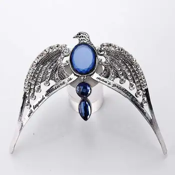 Bridal Hairbands Ravenclaw Lose Crown Horcrux Antique Silver Eagle Blue Crystal Headbands Wedding Hair Accessories
Bridal Hairbands Ravenclaw Lose Crown Horcrux Antique Silver Eagle Blue Crystal Headbands Wedding Hair Accessories