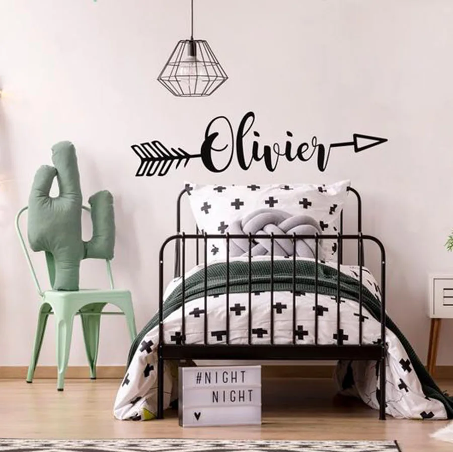 Vinyl Art Wall Decal Personalized Kids Name With Arrow Wall Sticker Nursery Sign Bedroom Decoration Beauty Boys Girls Decor W500
Vinyl Art Wall Decal Personalized Kids Name With Arrow Wall Sticker Nursery Sign Bedroom Decoration Beauty Boys Girls Decor W500