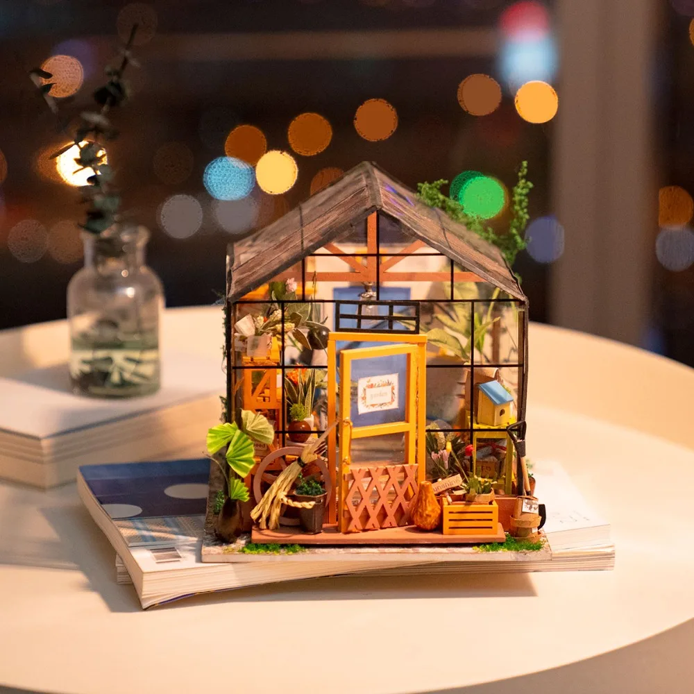 Casinha de Montar Miniatura DIY - JARDIM DE INVERNO - Frete Grátis .. Casinha de Montar Miniatura DIY - JARDIM DE INVERNO - Frete Grátis ..