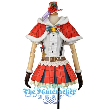 W1117 Mari Ohara Cosplay Costume LoveLive!SunShine!! Aqours Christmas Awakening Sexy Short Skirt Red Plaid Cloak Custom Size
W1117 Mari Ohara Cosplay Costume LoveLive!SunShine!! Aqours Christmas Awakening Sexy Short Skirt Red Plaid Cloak Custom Size