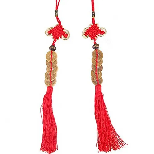 Pendant Car Interior Decoration Five Emperors Money Exorcise Evil Spirits Lucky Coins Feng Shui Car Pendant 2PCS #p4
Pendant Car Interior Decoration Five Emperors Money Exorcise Evil Spirits Lucky Coins Feng Shui Car Pendant 2PCS #p4