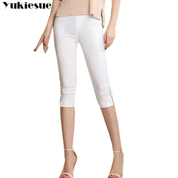 streetwear high waist women's calf length pants for women trousers ladies skinny slim pencil pants capris female Plus size
streetwear high waist women's calf length pants for women trousers ladies skinny slim pencil pants capris female Plus size