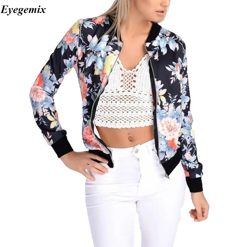 2017 Fashion Autumn Basic Bomber Jacket women Floral Slim Casual Business Jacket Women Coat Top Outwear Camperas Mujer Abrigo
2017 Fashion Autumn Basic Bomber Jacket women Floral Slim Casual Business Jacket Women Coat Top Outwear Camperas Mujer Abrigo