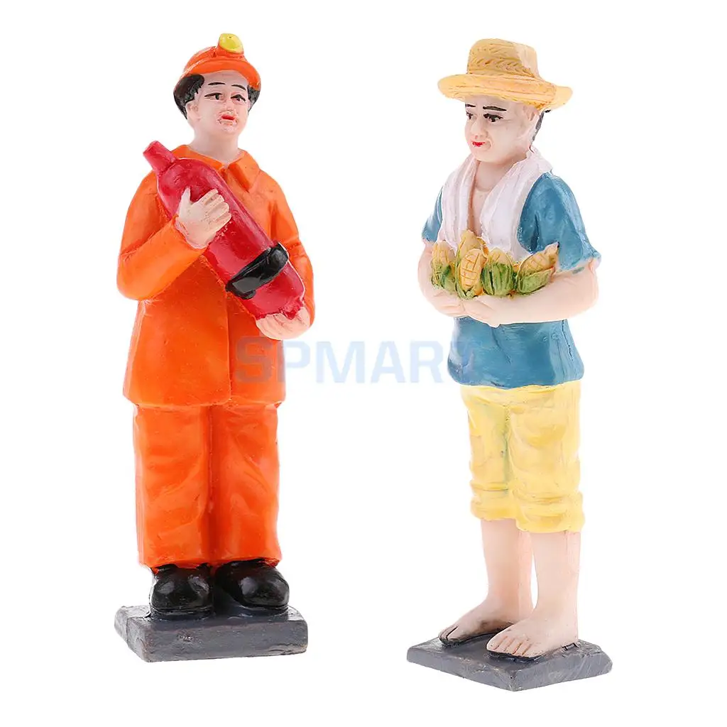 DIY Sand Resin Profession Character Statues Action Figure Decorative Figurine Layout