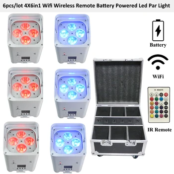 Wifi APP 4x15w RGBWA UV 6in1 led par light Wireless Wifi APP Remote Control Wireless DMX Battery Stage Light 6pcs with fly case
Wifi APP 4x15w RGBWA UV 6in1 led par light Wireless Wifi APP Remote Control Wireless DMX Battery Stage Light 6pcs with fly case