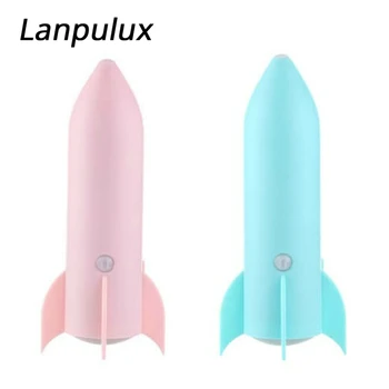 Lanpulux Cute Rocket Modeling Night Light Children Baby Bedroom Bedside Lamp USB Charging Pink Blue Home Decor Light Fixtures
Lanpulux Cute Rocket Modeling Night Light Children Baby Bedroom Bedside Lamp USB Charging Pink Blue Home Decor Light Fixtures