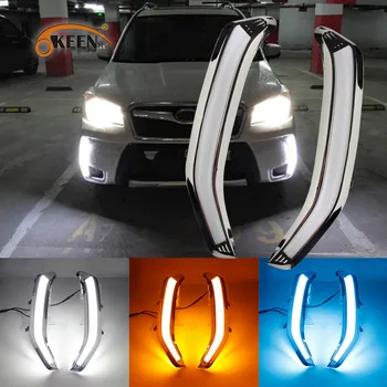 OKEEN 2pcs Day Light for Subaru Forester 2013 2014 2015 2016 2017 2018 LED Daytime Running Light White Turn Signal Light Yellow
OKEEN 2pcs Day Light for Subaru Forester 2013 2014 2015 2016 2017 2018 LED Daytime Running Light White Turn Signal Light Yellow