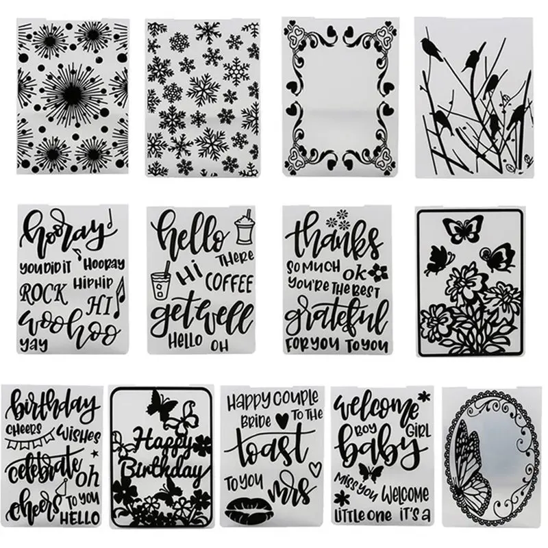 1 Pcs Plastic Template Embossing Folder For Scrapbooking Photo Album Paper Card Craft Card Making Wedding Decor 13 Styles!
1 Pcs Plastic Template Embossing Folder For Scrapbooking Photo Album Paper Card Craft Card Making Wedding Decor 13 Styles!