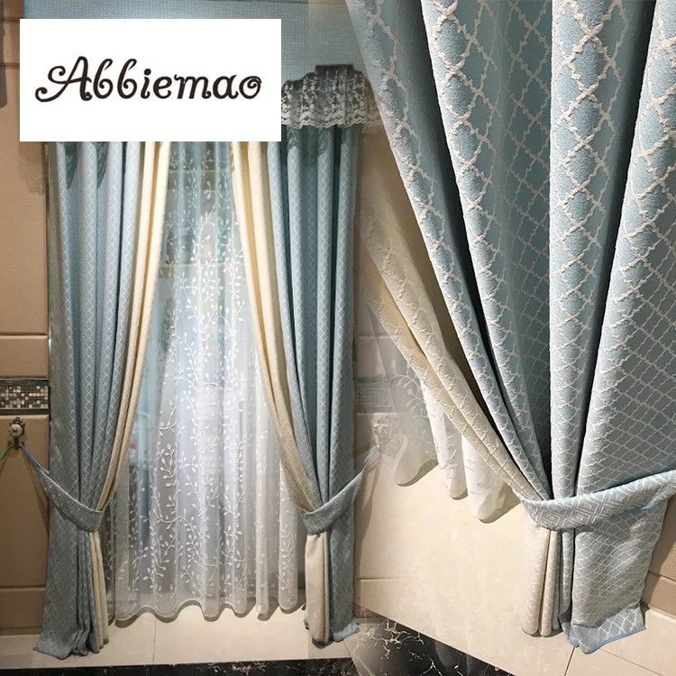Abbiemao Modern Simple Style Jacquard Cotton And Linen Curtain Cloth Plaid Window Curtains For Living Room Bedroom Tulle
Abbiemao Modern Simple Style Jacquard Cotton And Linen Curtain Cloth Plaid Window Curtains For Living Room Bedroom Tulle