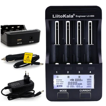 

Liitokala lii-500 400 300 Lii-PD4 S1 LCD 3.7V 18650 26650 18500 18350 16340 17500 21700 20700 1.2V AA AAA Ni-MH Battery Charger
