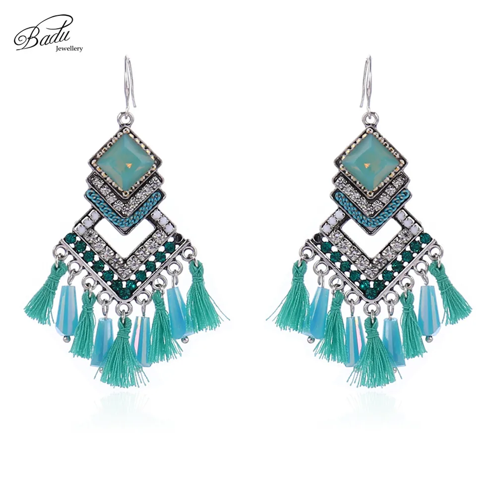 Badu Ethnic Earrings Fringe 3 Layer Big Rhombus Long Earring Women Jewelry Boho Fashion Handmade Wholesale
Badu Ethnic Earrings Fringe 3 Layer Big Rhombus Long Earring Women Jewelry Boho Fashion Handmade Wholesale