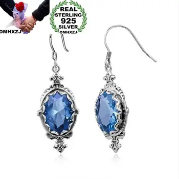 OMHXZJ Wholesale European Fashion Woman Girl Party Wedding Gift Sea Blue Topaz S925 Sterling Silver Drop Earrings EA377
OMHXZJ Wholesale European Fashion Woman Girl Party Wedding Gift Sea Blue Topaz S925 Sterling Silver Drop Earrings EA377