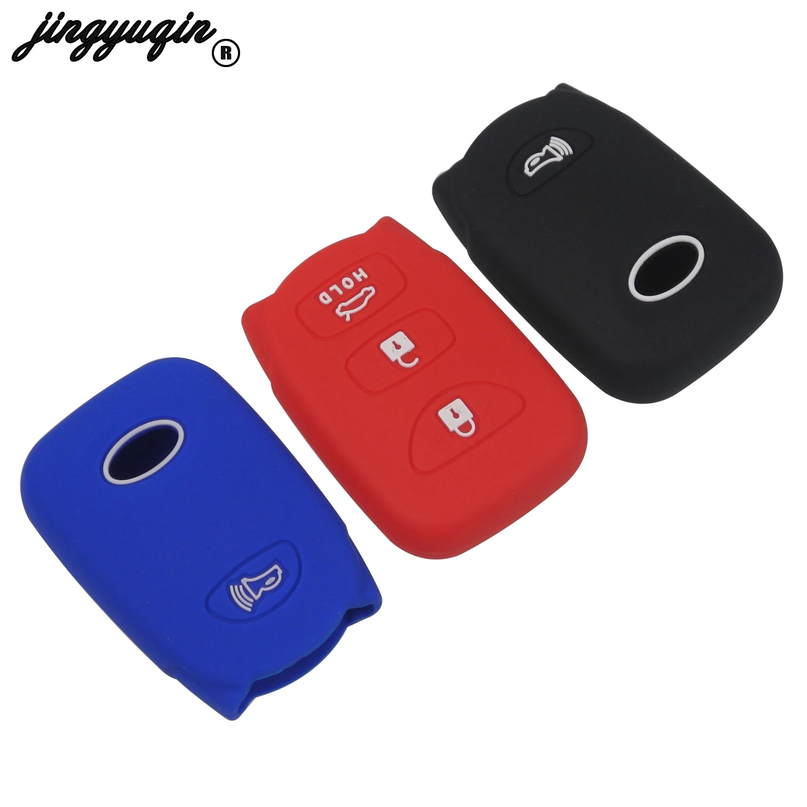 jingyuqin Silicone Car Key FOB fit for Hyundai Tucson Elantra , KIA Carens Forte Soul Rio Remote Case Cover Shell Protect
jingyuqin Silicone Car Key FOB fit for Hyundai Tucson Elantra , KIA Carens Forte Soul Rio Remote Case Cover Shell Protect