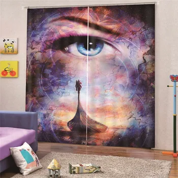 3D Digital Print Eye curtain for living room thickening blackout Embossed pattern bedroom window Draps Home Decor AP16
3D Digital Print Eye curtain for living room thickening blackout Embossed pattern bedroom window Draps Home Decor AP16