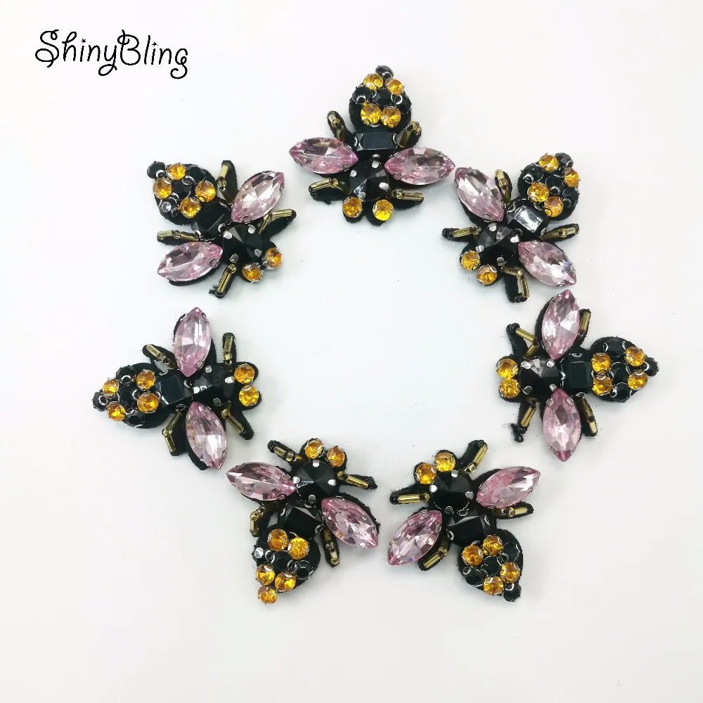 1Pcs Rhinestone Bee Beaded Patch for Clothing Sewing on Beading Applique Clothes Shoes Bags Decoration Patch DIY Apparel
1Pcs Rhinestone Bee Beaded Patch for Clothing Sewing on Beading Applique Clothes Shoes Bags Decoration Patch DIY Apparel