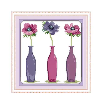 Joy Sunday Cross Stitch Patterns Three Flowers Counted Cross Stitch 11CT 14CT DIY Handmade Embroidery Kits DMC Home Wall Decor
Joy Sunday Cross Stitch Patterns Three Flowers Counted Cross Stitch 11CT 14CT DIY Handmade Embroidery Kits DMC Home Wall Decor