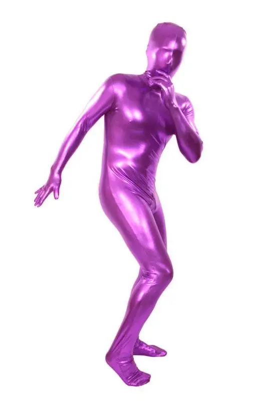 (MZS030) Purple Pink Shiny Metallic Tights for classic halloween costumes Unisex original Fetish Zentai Suits
(MZS030) Purple Pink Shiny Metallic Tights for classic halloween costumes Unisex original Fetish Zentai Suits