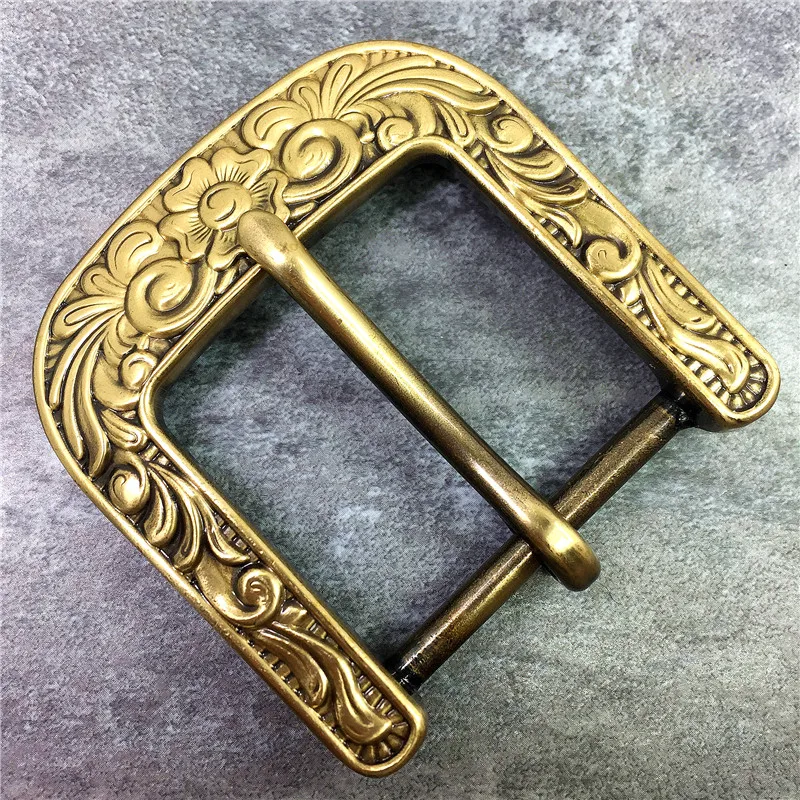 Craved Brass Belt Buckles Arabesque Belt Buckle (19)