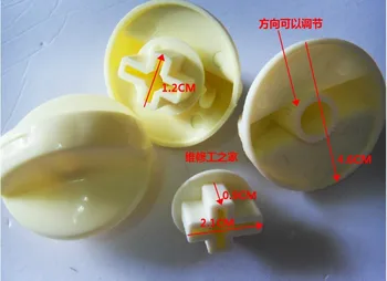 univesal washing machine knob cross 4.6cm 2.1cm 1.2cm