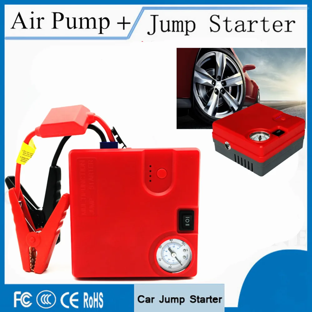 High Capacity Air Pump Car Jump Starter 16800mAh Power Bank 12V Emergency Starting Device Booster Car Starter For Car Battery CE
High Capacity Air Pump Car Jump Starter 16800mAh Power Bank 12V Emergency Starting Device Booster Car Starter For Car Battery CE