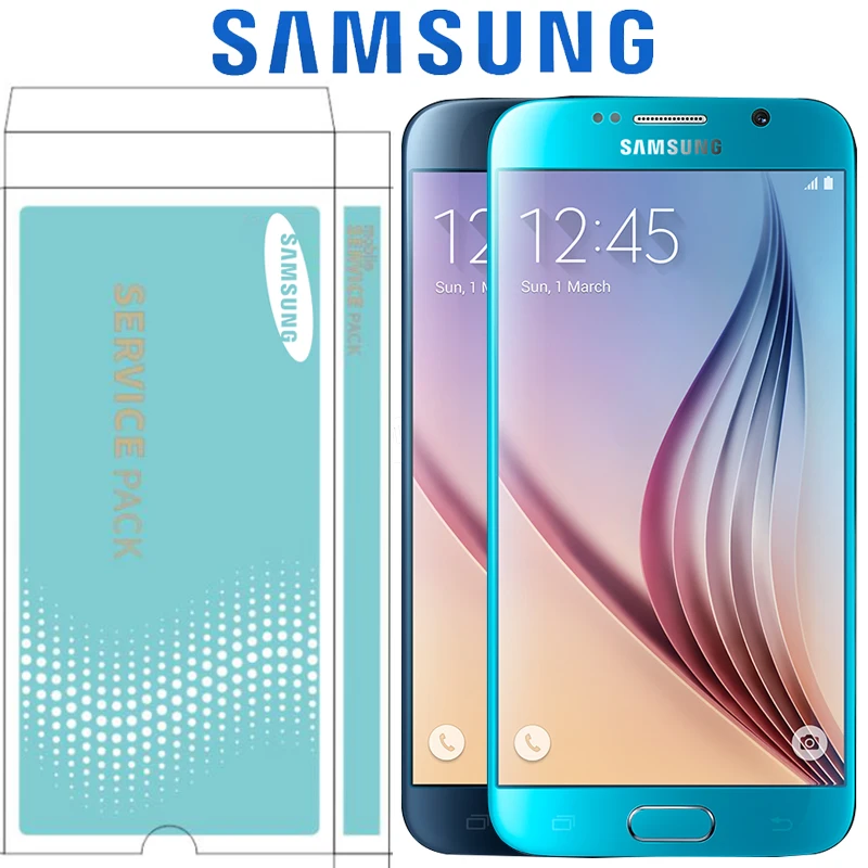 ORIGINAL 5.1'' Display with Burn-Shadow LCD with Frame for SAMSUNG Galaxy S6 G920 G920F Touch Screen Digitizer Assembly
ORIGINAL 5.1'' Display with Burn-Shadow LCD with Frame for SAMSUNG Galaxy S6 G920 G920F Touch Screen Digitizer Assembly