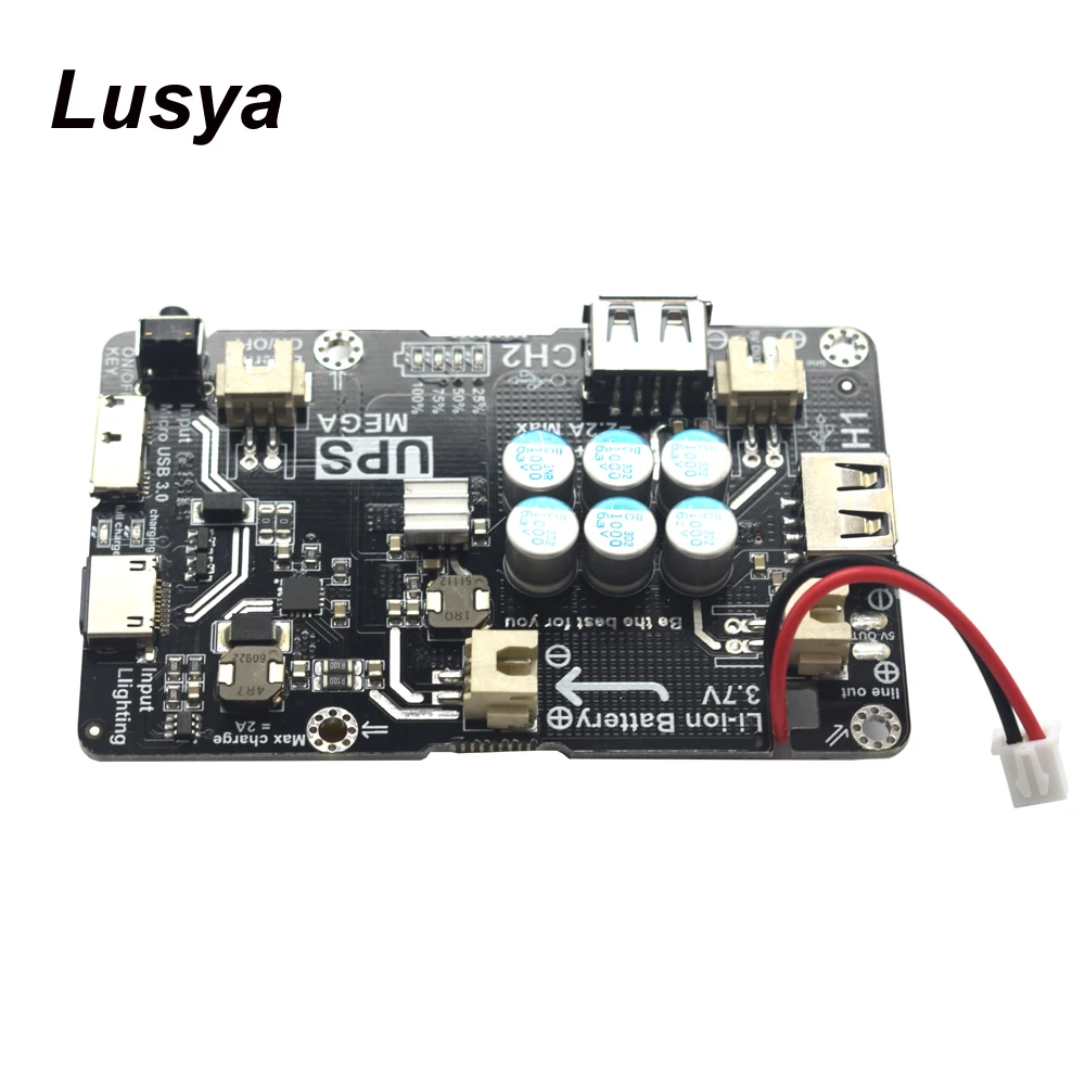 Support iPhone USB3.0 Android Dual USB Output Raspberry UPS Pi Mobile Power use for Raspberry Pi 3B+/3B/2B Board A6-001
Support iPhone USB3.0 Android Dual USB Output Raspberry UPS Pi Mobile Power use for Raspberry Pi 3B+/3B/2B Board A6-001