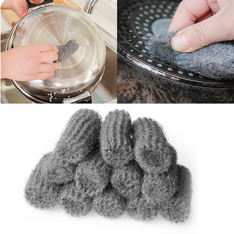 12pcs Kitchen Gadgets Steel Wool Cleaning Pot Pan Degreasing Cleaner Sponge Steel Wire Scourer Ball Clean Tool YX#
12pcs Kitchen Gadgets Steel Wool Cleaning Pot Pan Degreasing Cleaner Sponge Steel Wire Scourer Ball Clean Tool YX#