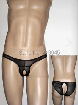 Sexy Men Ice Silk Thong Sheer Open Front and Back Low Rise Briefs Panties Lingerie Underwear Open Hole Thong Brief G String LOVE
Sexy Men Ice Silk Thong Sheer Open Front and Back Low Rise Briefs Panties Lingerie Underwear Open Hole Thong Brief G String LOVE
