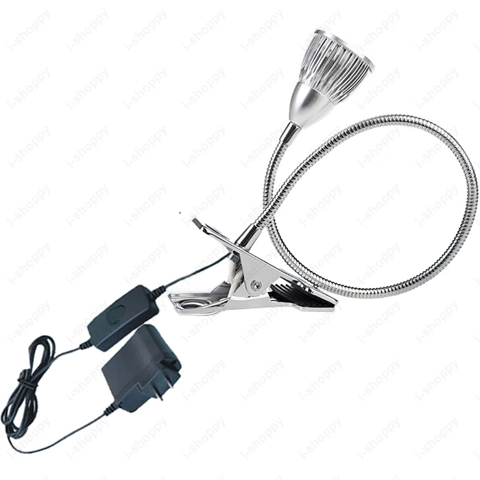 Indoor 3W/5W LED Picture Lamp Table Reading Light Clamp Clip Lighting Fixture ON/OFF Button Plug Spotlight Silver Shell Bedroom
Indoor 3W/5W LED Picture Lamp Table Reading Light Clamp Clip Lighting Fixture ON/OFF Button Plug Spotlight Silver Shell Bedroom