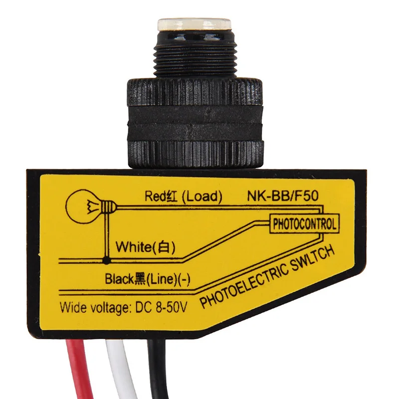 F50 8-50V DC Photoelectric Switch Photocell Automatic Light Control Sensor Photocontrol Switch _WK
F50 8-50V DC Photoelectric Switch Photocell Automatic Light Control Sensor Photocontrol Switch _WK