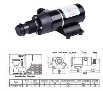 24V,12GPM Macerator Pump DC Sewage Waste Water Pump For Boats,Yacht Farm Ranch Sewage Submersibel Pump
24V,12GPM Macerator Pump DC Sewage Waste Water Pump For Boats,Yacht Farm Ranch Sewage Submersibel Pump