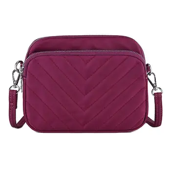 Fashion Women Lingge Crossbody Shoulder Bag Large Capacity Solid Color Zipper Messager Bags
Fashion Women Lingge Crossbody Shoulder Bag Large Capacity Solid Color Zipper Messager Bags