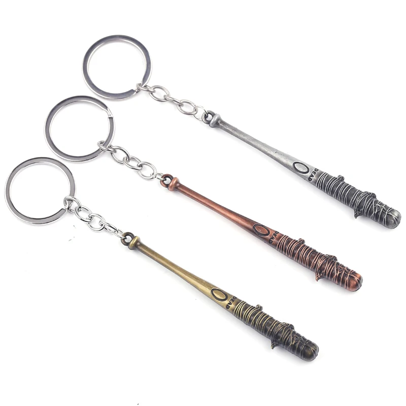 TV Series The Walking Dead Keychain Negan's Baseball Bat Keyring Men Car Women Bag Key Chain Holder Gifts for Fans Friends
TV Series The Walking Dead Keychain Negan's Baseball Bat Keyring Men Car Women Bag Key Chain Holder Gifts for Fans Friends