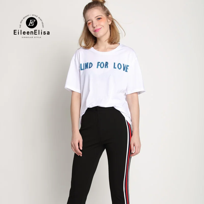 Eileen Elisa Luxury T Shirt 2017 Fashion Runway T Shirt White 100 Cotton Blind For Love T Shirt Designer
Eileen Elisa Luxury T Shirt 2017 Fashion Runway T Shirt White 100 Cotton Blind For Love T Shirt Designer