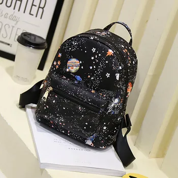 Women Planet Star Pattern Printing Backpack Small Pu Leather School Bags Best Sale-WT
Women Planet Star Pattern Printing Backpack Small Pu Leather School Bags Best Sale-WT